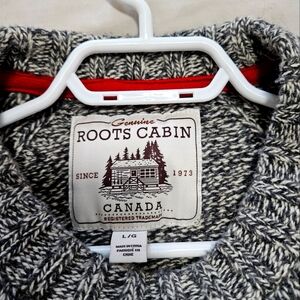 Roots cabin collection wool knit sweater